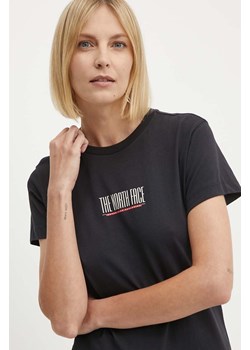 The North Face t-shirt bawełniany damski kolor czarny NF0A87E9JK31 ze sklepu ANSWEAR.com w kategorii Bluzki damskie - zdjęcie 172580173