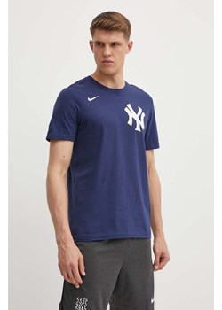 Nike t-shirt New York Yankees męski kolor granatowy z nadrukiem ze sklepu ANSWEAR.com w kategorii T-shirty męskie - zdjęcie 172580184