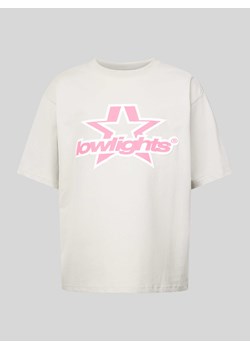 T-shirt o kroju oversized z nadrukiem z logo ze sklepu Peek&Cloppenburg  w kategorii T-shirty męskie - zdjęcie 172580771