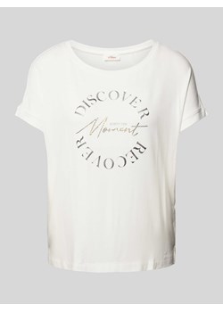 T-shirt z nadrukiem z motywem i napisem ze sklepu Peek&Cloppenburg  w kategorii Bluzki damskie - zdjęcie 172580891