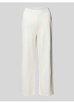 Spodnie materiałowe o rozkloszowanym kroju z elastycznym pasem ze sklepu Peek&Cloppenburg  w kategorii Spodnie damskie - zdjęcie 172580893