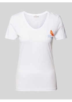 T-shirt z nadrukowanym motywem ze sklepu Peek&Cloppenburg  w kategorii Bluzki damskie - zdjęcie 172580980
