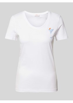 T-shirt z nadrukowanym motywem ze sklepu Peek&Cloppenburg  w kategorii Bluzki damskie - zdjęcie 172581023