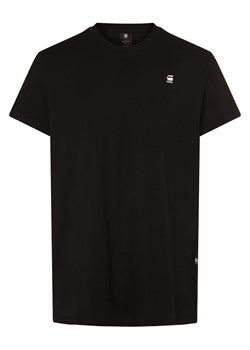 G-Star RAW Koszulka męska - Lash Mężczyźni Dżersej czarny jednolity ze sklepu vangraaf w kategorii T-shirty męskie - zdjęcie 172585060