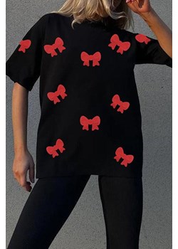 T-shirt POLINEFA BLACK ze sklepu Ivet Shop w kategorii Bluzki damskie - zdjęcie 172585131