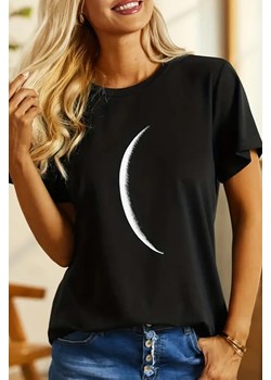 T-shirt DANIERFA BLACK ze sklepu Ivet Shop w kategorii Bluzki damskie - zdjęcie 172585143