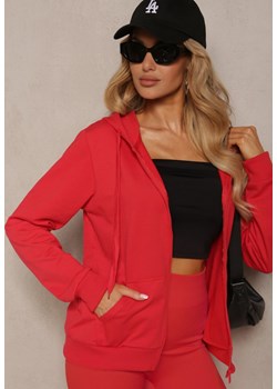 Czerwona Bluza Rhodothee ze sklepu Renee odzież w kategorii Bluzy damskie - zdjęcie 172585263
