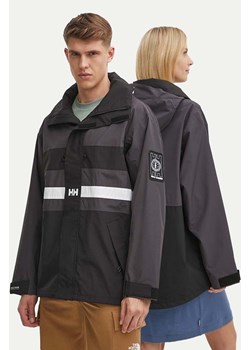 Helly Hansen kurtka kolor czarny przejściowa oversize ze sklepu ANSWEAR.com w kategorii Kurtki męskie - zdjęcie 172586653