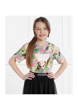 Guess T-shirt | Regular Fit ze sklepu Gomez Fashion Store w kategorii Bluzki dziewczęce - zdjęcie 172586710