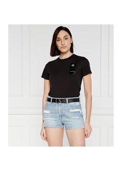 CALVIN KLEIN JEANS T-shirt | Regular Fit ze sklepu Gomez Fashion Store w kategorii Bluzki damskie - zdjęcie 172586734