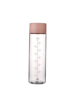 Butelka na wodę z miarką - Różowy / 670 ML ze sklepu Maybella.pl w kategorii Bidony i butelki - zdjęcie 172588952