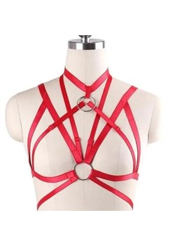 Harness w różnych kolorach - Czerwony / Uniwersalny ze sklepu Maybella.pl w kategorii Akcesoria do bielizny - zdjęcie 172589130
