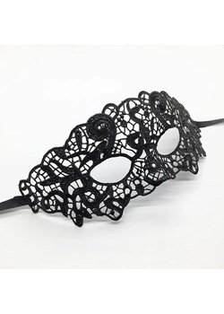 Maska koronkowa sztywna - Czarny / Uniwersalny ze sklepu Maybella.pl w kategorii Akcesoria do bielizny - zdjęcie 172589891