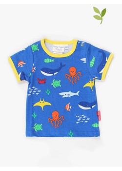 Toby Tiger Koszulka w kolorze niebieskim ze wzorem ze sklepu Limango Polska w kategorii T-shirty chłopięce - zdjęcie 172590953