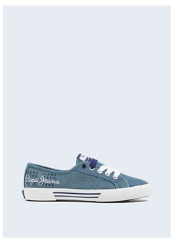 Pepe Jeans FOOTWEAR Sneakersy w kolorze niebieskim ze sklepu Limango Polska w kategorii Trampki damskie - zdjęcie 172591103