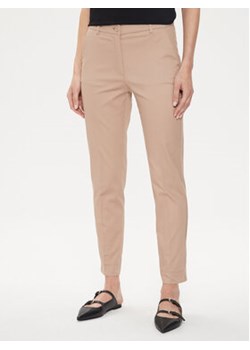 Sisley Spodnie materiałowe 4GV3L5AH6 Beżowy Regular Fit ze sklepu MODIVO w kategorii Spodnie damskie - zdjęcie 172591882