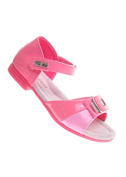 Wygodne sandały dziewczęce Koralowe /B4-2 12024 T194/ ze sklepu Pantofelek24.pl w kategorii Sandały dziecięce - zdjęcie 172591933