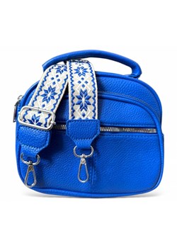Małe Torebki Listonoszki firmy Herisson Niebieskie (kolory) ze sklepu torbs.pl w kategorii Listonoszki - zdjęcie 172592470