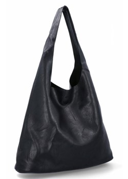 Duże Torebki Damskie Shopper Bag firmy Herisson Czarne (kolory) ze sklepu torbs.pl w kategorii Torby Shopper bag - zdjęcie 172592491
