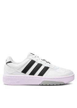 Sneakersy adidas Courtic J GY3641 Biały ze sklepu eobuwie.pl w kategorii Buty sportowe dziecięce - zdjęcie 172594111