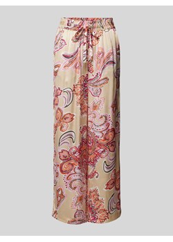 Spodnie materiałowe ze wzorem na całej powierzchni model ‘Dorina’ ze sklepu Peek&Cloppenburg  w kategorii Spodnie damskie - zdjęcie 172594340