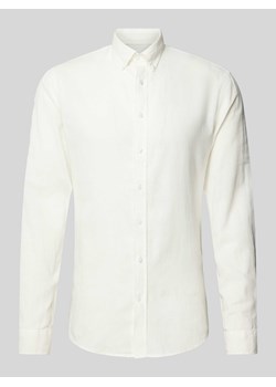 Koszula casualowa z fakturowanym wzorem ze sklepu Peek&Cloppenburg  w kategorii Koszule męskie - zdjęcie 172594524