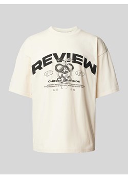 T-shirt z nadrukiem z logo ze sklepu Peek&Cloppenburg  w kategorii T-shirty męskie - zdjęcie 172594531