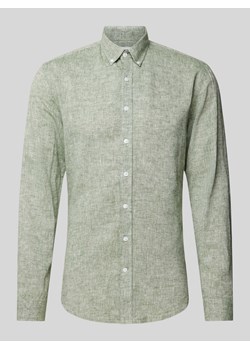 Koszula casualowa z fakturowanym wzorem ze sklepu Peek&Cloppenburg  w kategorii Koszule męskie - zdjęcie 172594543
