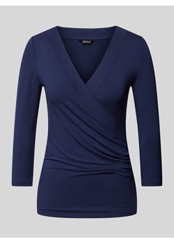 Bluzka z długim rękawem w stylu kopertowym model ‘ALAYJA’ ze sklepu Peek&Cloppenburg  w kategorii Bluzki damskie - zdjęcie 172594612