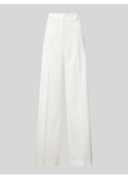 Spodnie materiałowe z szeroką nogawką w kant model ‘Halenar’ ze sklepu Peek&Cloppenburg  w kategorii Spodnie damskie - zdjęcie 172594642