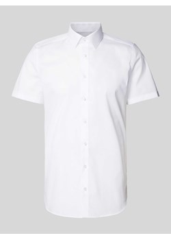 Koszula biznesowa o kroju body fit z rękawem o dł. 1/2 model ‘NEW YORK’ ze sklepu Peek&Cloppenburg  w kategorii Koszule męskie - zdjęcie 172594671