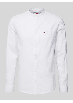 Koszula casualowa w jednolitym kolorze z wyhaftowanym logo ze sklepu Peek&Cloppenburg  w kategorii Koszule męskie - zdjęcie 172594691