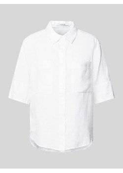 Bluzka koszulowa z listwą guzikową model ‘Filalia’ ze sklepu Peek&Cloppenburg  w kategorii Koszule damskie - zdjęcie 172594733