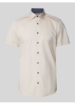 Koszula biznesowa o kroju body fit z kołnierzykiem typu kent  model ‘New York'’ ze sklepu Peek&Cloppenburg  w kategorii Koszule męskie - zdjęcie 172594752