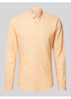 Koszula casualowa z fakturowanym wzorem ze sklepu Peek&Cloppenburg  w kategorii Koszule męskie - zdjęcie 172594764