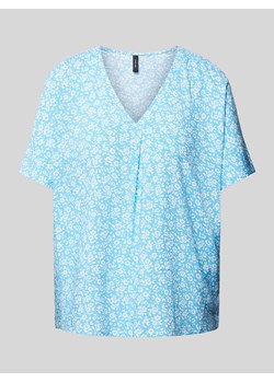 Bluzka z wiskozy z dekoltem w serek model ‘EASY’ ze sklepu Peek&Cloppenburg  w kategorii Bluzki damskie - zdjęcie 172594772