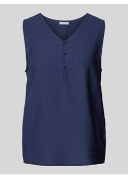 Top bluzkowy z krótką listwą guzikową model ‘Hot’ ze sklepu Peek&Cloppenburg  w kategorii Bluzki damskie - zdjęcie 172594852