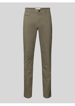 Spodnie o kroju regular fit z wpuszczanymi kieszeniami model ‘FABIO’ ze sklepu Peek&Cloppenburg  w kategorii Spodnie męskie - zdjęcie 172594913