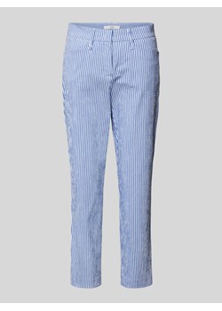 Spodnie materiałowe o kroju tapered fit ze wzorem w paski model ‘Mara’ ze sklepu Peek&Cloppenburg  w kategorii Spodnie damskie - zdjęcie 172594971
