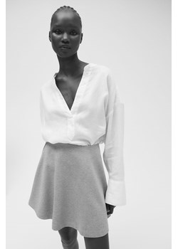 H & M - Trapezowa spódnica - Szary ze sklepu H&M w kategorii Spódnice - zdjęcie 172595073