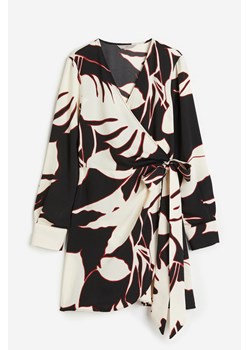 H & M - Kopertowa sukienka - Czarny ze sklepu H&M w kategorii Sukienki - zdjęcie 172595112