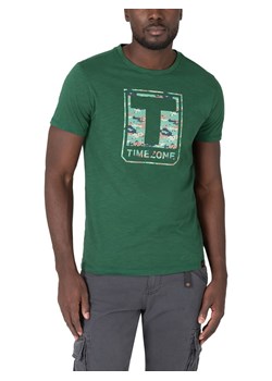 Timezone Koszulka w kolorze zielonym ze sklepu Limango Polska w kategorii T-shirty męskie - zdjęcie 172595733