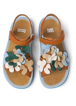 Camper Skórzane sandały w kolorze jasnobrązowym ze sklepu Limango Polska w kategorii Sandały dziecięce - zdjęcie 172595791
