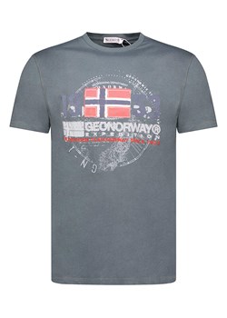 Geographical Norway Koszulka w kolorze szarym ze sklepu Limango Polska w kategorii T-shirty męskie - zdjęcie 172595821