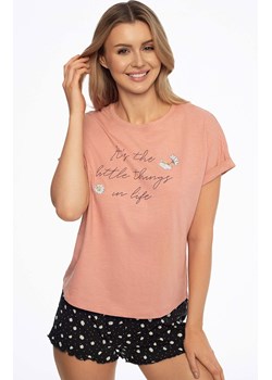 Bawełniana piżama damska Adore 41303-30X, Kolor różowo-czarny, Rozmiar L, Henderson ze sklepu Primodo w kategorii Piżamy damskie - zdjęcie 172596024
