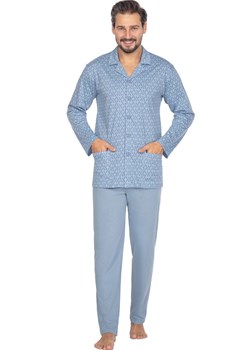 Rozpinana piżama męska niebieska 463, Kolor niebieski, Rozmiar M, Regina ze sklepu Primodo w kategorii Piżamy męskie - zdjęcie 172596080