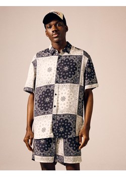 Koszula BANDAMA SH Czarny-Biały M ze sklepu Diverse w kategorii Koszule męskie - zdjęcie 172596361