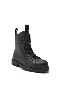 HUGO Skórzane buty Newron Halb lt ze sklepu Gomez Fashion Store w kategorii Buty zimowe męskie - zdjęcie 172596540