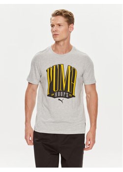 Puma T-Shirt TSA 624819 Szary Regular Fit ze sklepu MODIVO w kategorii T-shirty męskie - zdjęcie 172598161