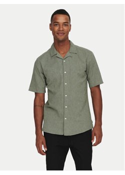 Only & Sons Koszula Caiden 22025116 Zielony Slim Fit ze sklepu MODIVO w kategorii Koszule męskie - zdjęcie 172598344